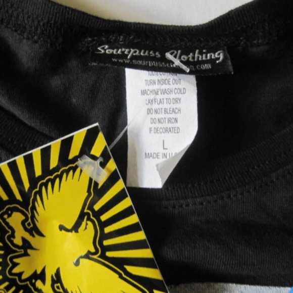 Blondie Debbie Harry Girly Stripe Tee (L) - Picture 4 of 4